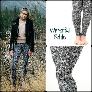 BNWT SweetLegs “Winterfall” Petite size (Fits most 00-6) full length leggings